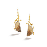 Agate Earring on Wire
