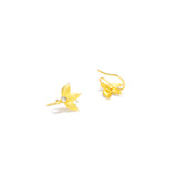 Honey Flower Top Hook Earrings