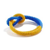 Ukraine V Weaver's Knot Bracelet