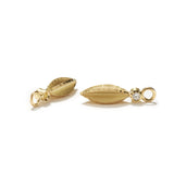 Large Pair of Gold Seeds with Diamond Drops