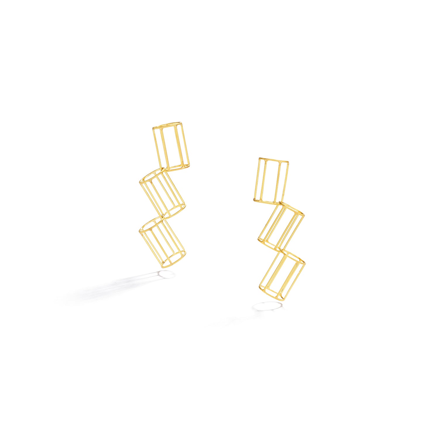 Long Gold Espias Earrings