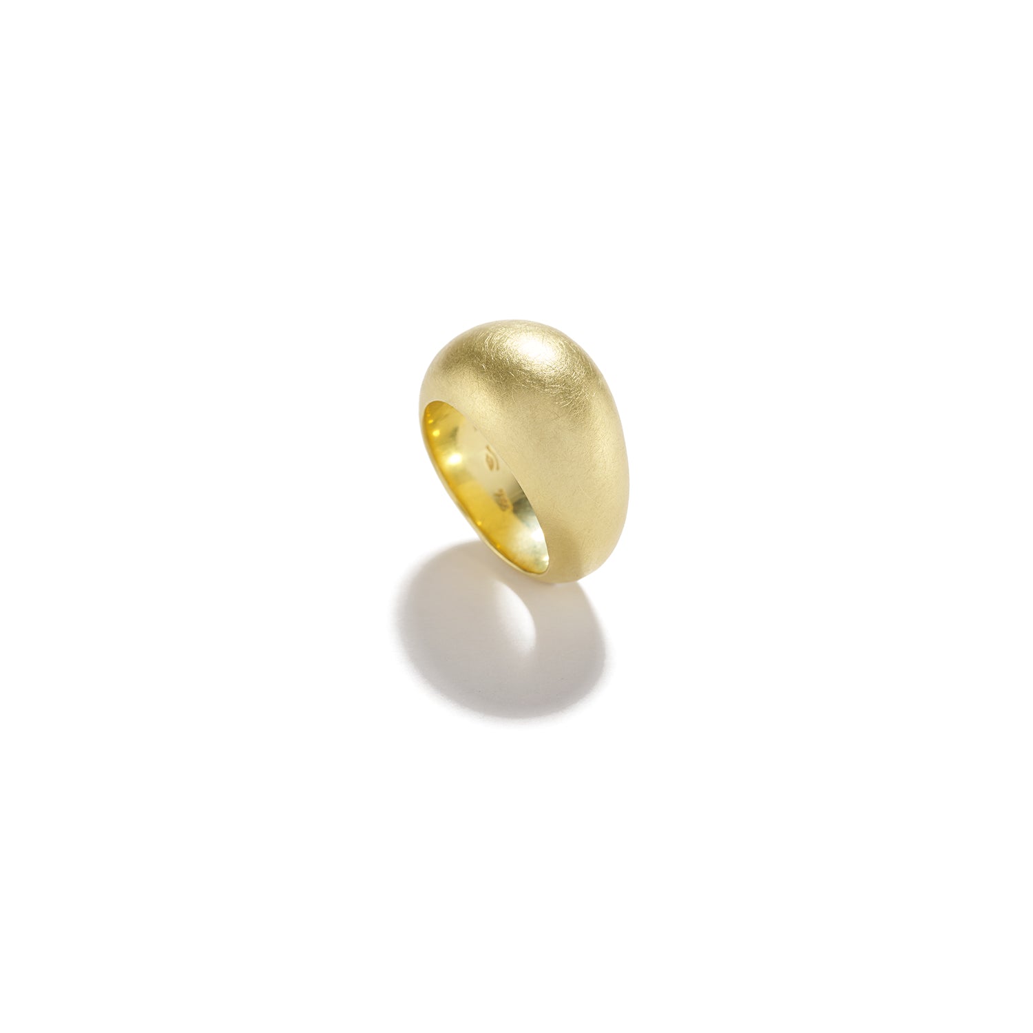 18K Yellow Gold Roman Margherita Ring