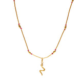 Gold and Ruby Necklace