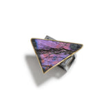 Triangular Spectrolite Ring