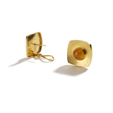 Earrings in Gold and Golden Beryl