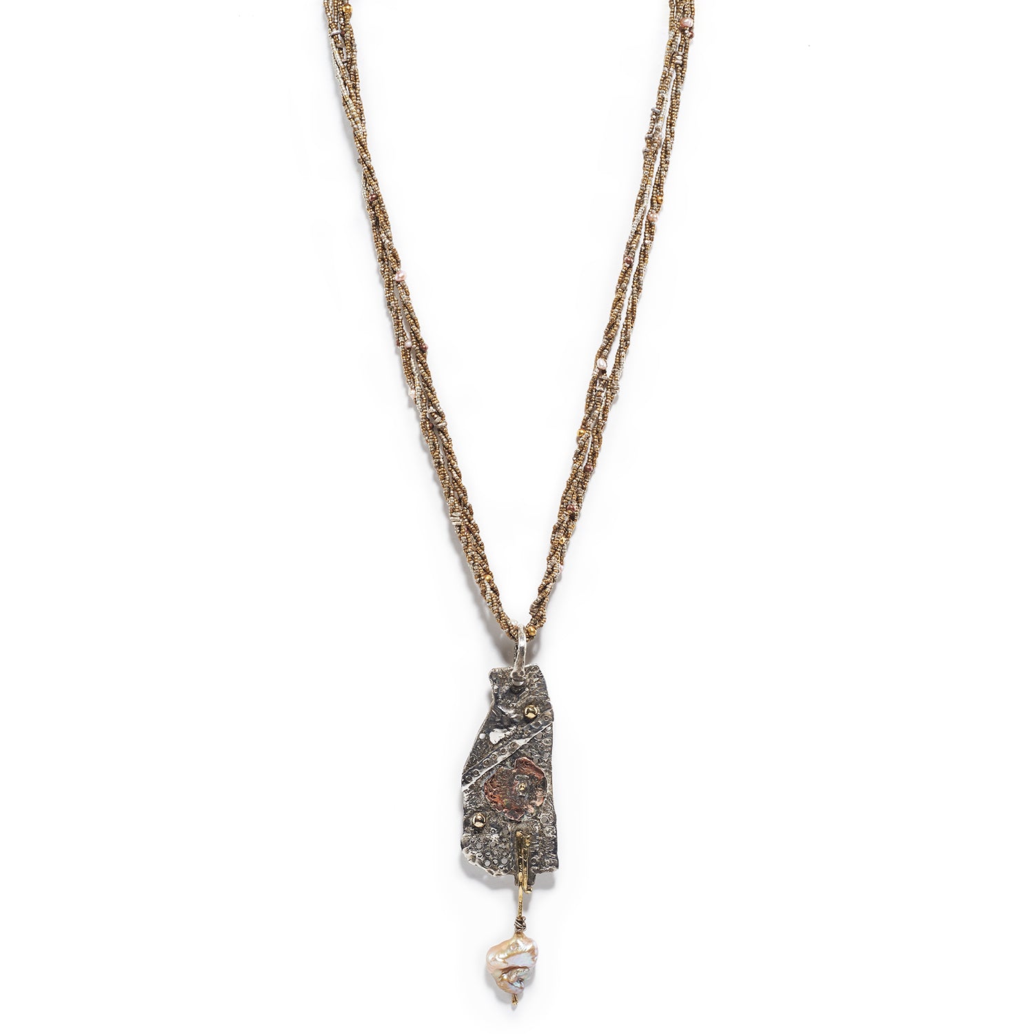 Reticulated Pendant Necklace
