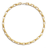 Gold Link Box Chain Necklace