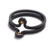 Swing Ring Loop with Gold Nugget~1.5mm