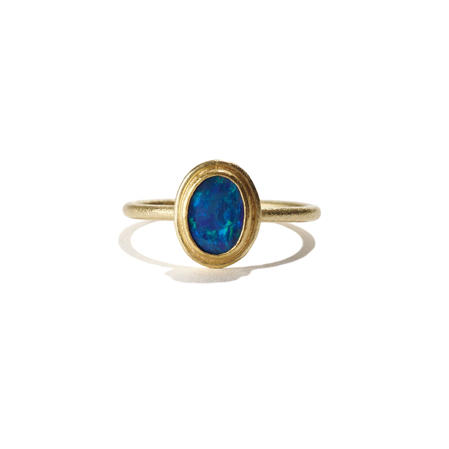 Petite Australian Opal Ring