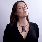 Painted Amulet Neck Cuff