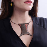 Painted Amulet Neck Cuff