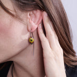 Glass Hook Earrings