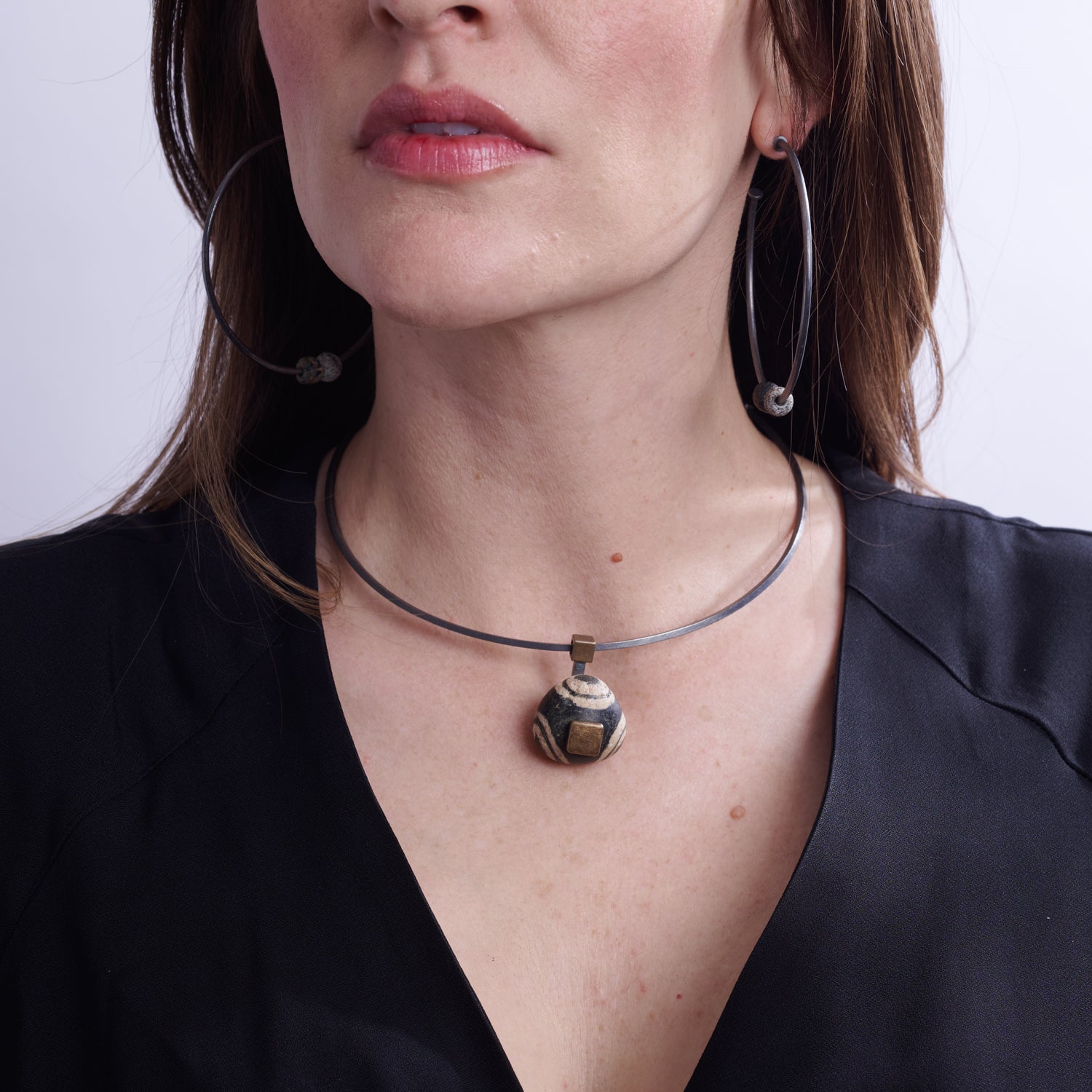 Roman Eye Neck Cuff