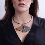 Twin Stone Neck Cuff