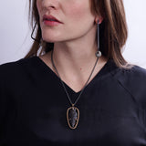Obsidian Arrowhead Pendant Necklace