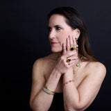 Petite Solitaire Aquamarine Ring