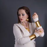 Woven Gold Cuff I