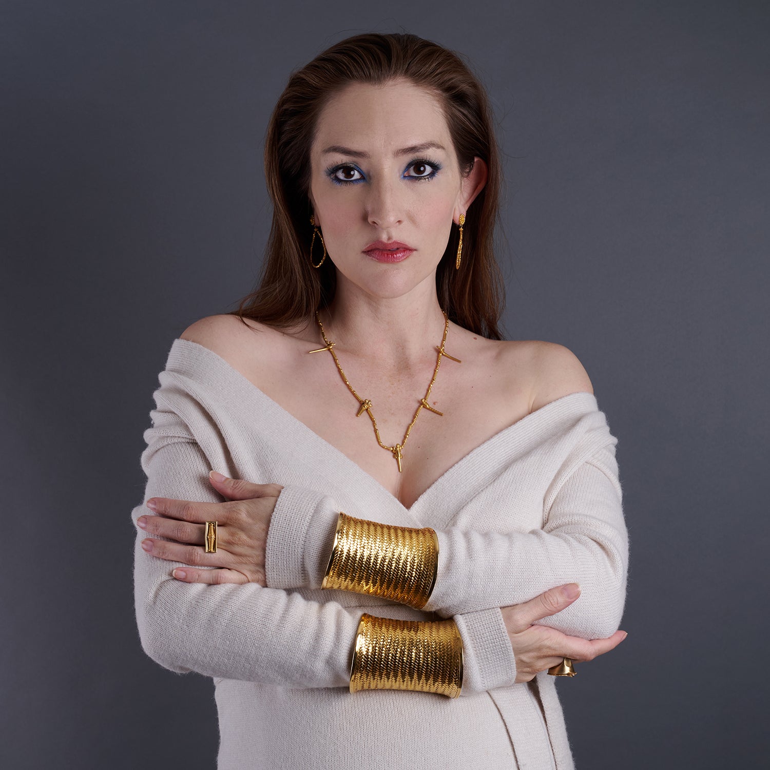 Calima Ancient Gold Figure Necklace II