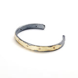 Oxidized Sterling Silver & Champagne Diamond Bracelet