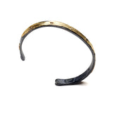 Oxidized Sterling Silver & Champagne Diamond Bracelet