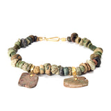 Ancient Jade Choker With Pendants