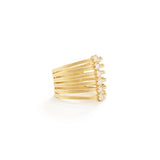 Gold Zipper Ring