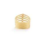 Gold Zipper Ring