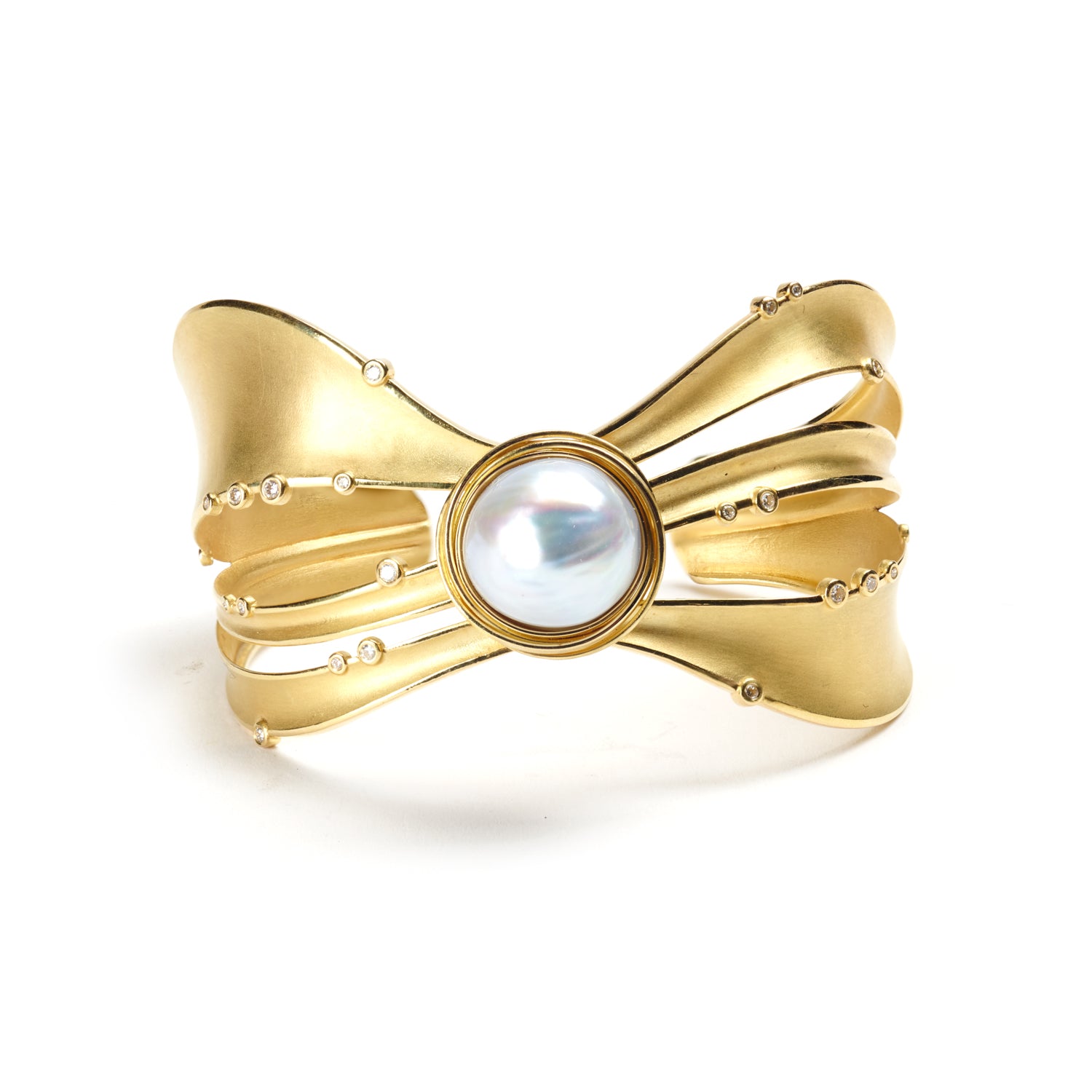 South Sea Baroque Pearl Cuff