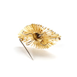 Black Diamond Sunburst Brooch/Pendant
