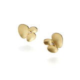 Triple Shell Cluster Earrings