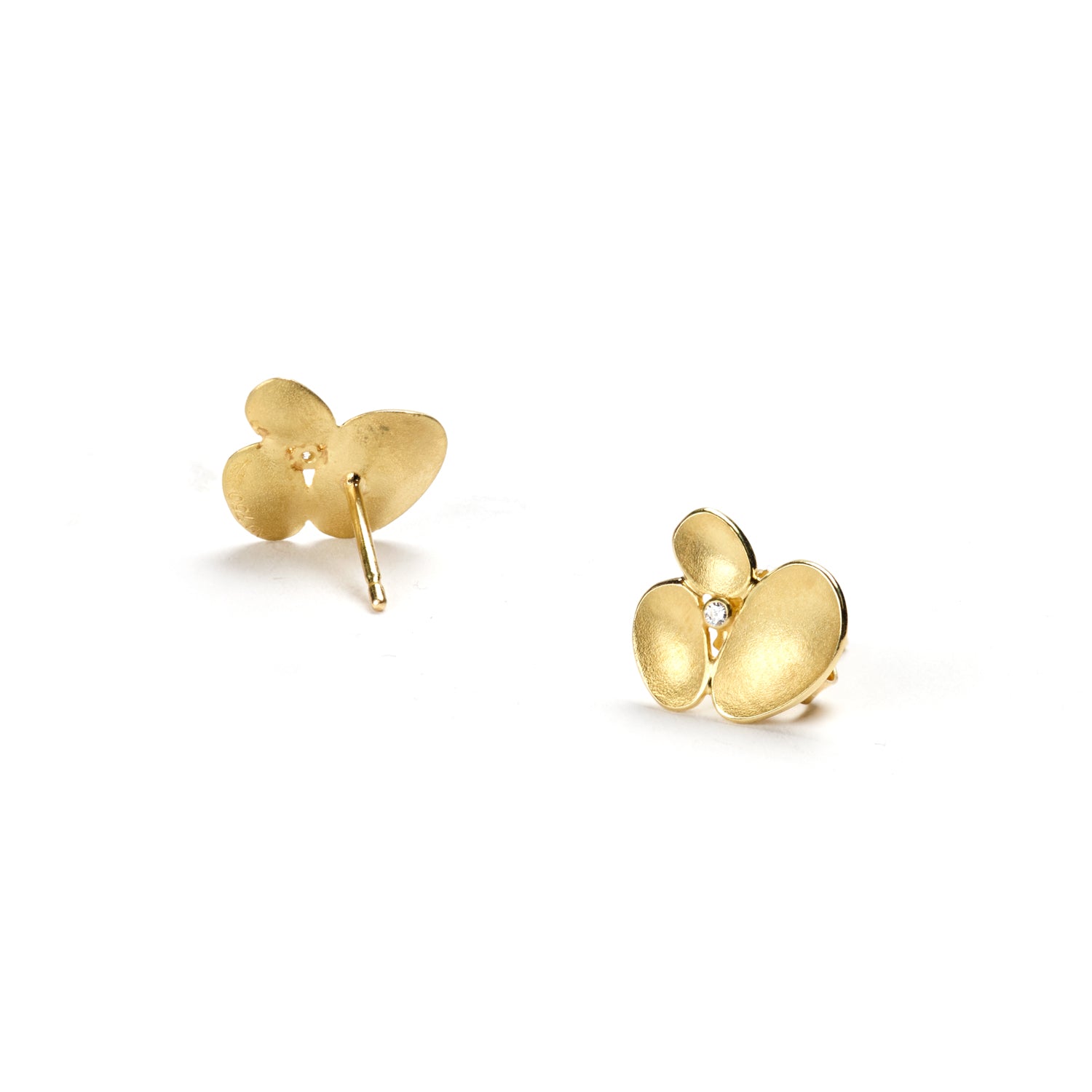 Triple Shell Cluster Earrings