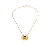 Black Diamond Sunburst Necklace
