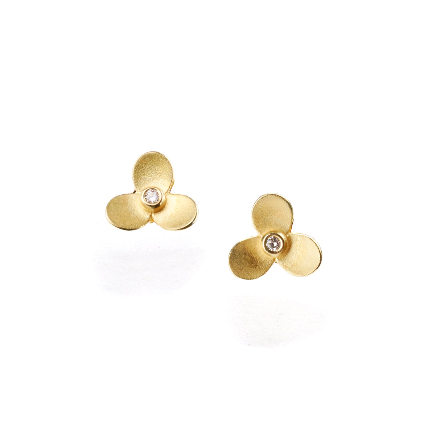 Trillium Stud Earrings ~ Medium