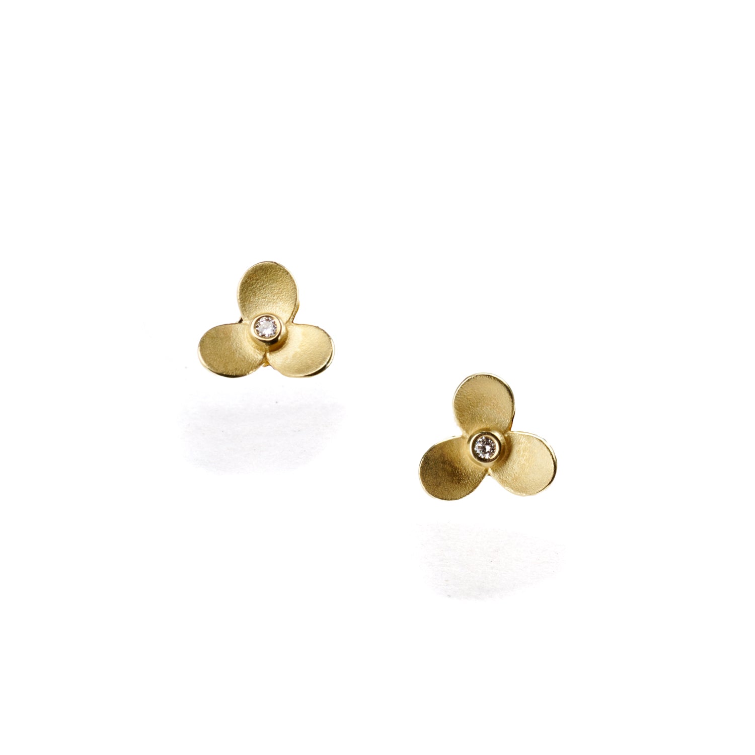 Trillium Stud Earrings ~ Medium