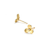 Trillium Stud Earrings ~ Medium