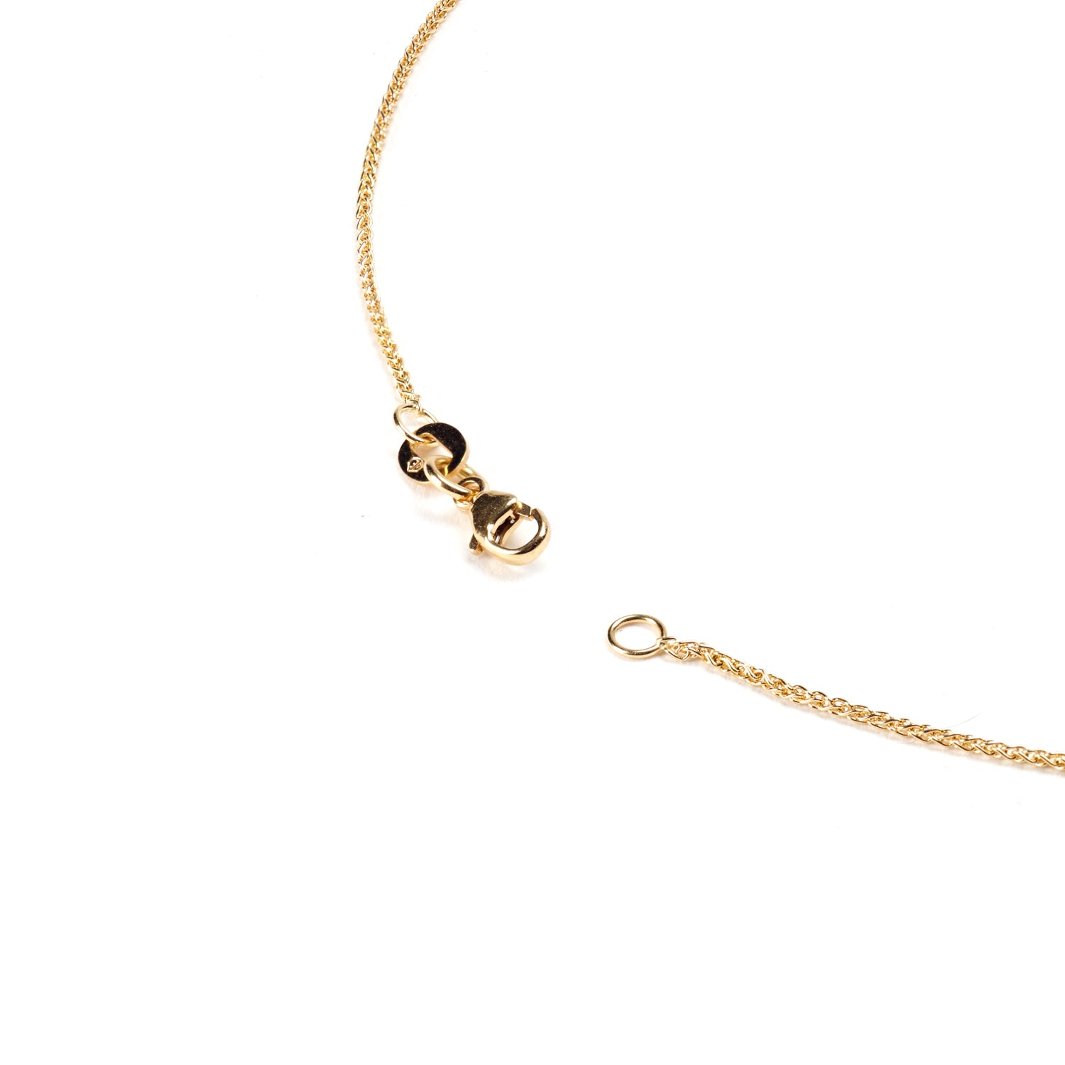 Gold Petal Pendant Necklace