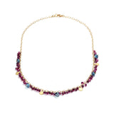 Rhodolite Garnet Briolette Necklace
