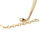 Ruby & Sapphire Quatrefoil Necklace