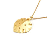 Violet Leaf Necklace