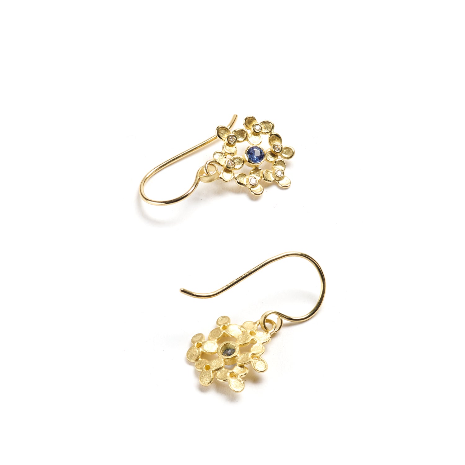 Trillium Cluster Drop Earrings