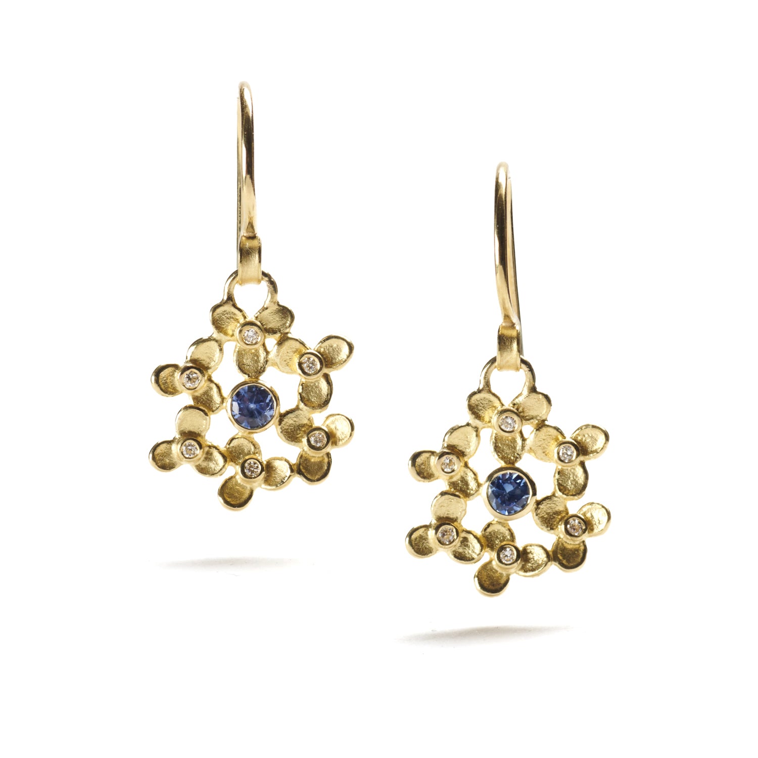 Trillium Cluster Drop Earrings