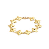 Sapphire & Gold Dogwood Bracelet