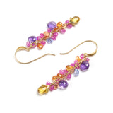 Long Briolette Cluster Earrings