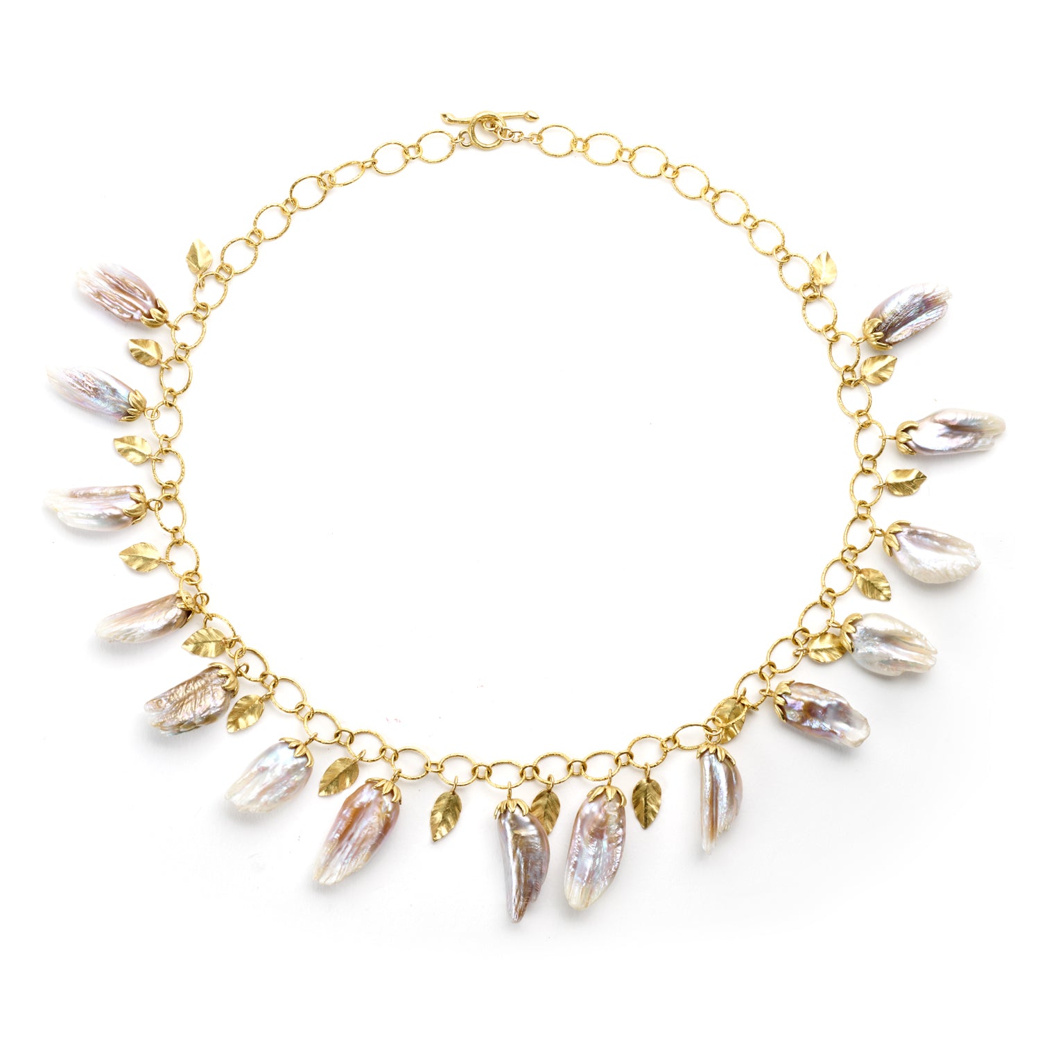 Freshwater Feather Pearl Necklace