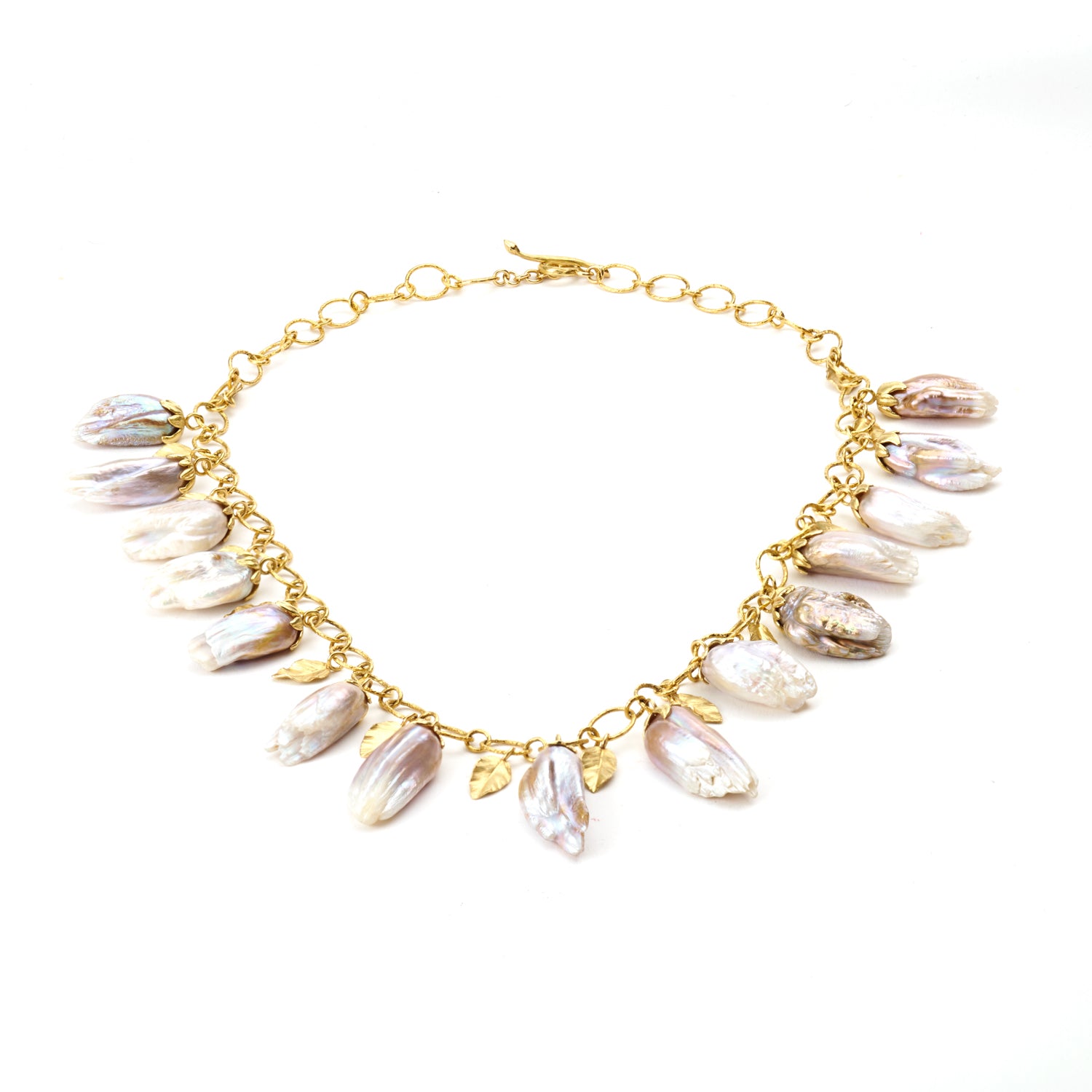 Freshwater Feather Pearl Necklace