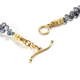 Long Sapphire Briolette Necklace