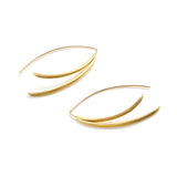 Double Olive Leaf Earrings