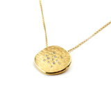 Carved Glacier Pendant Necklace