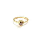 Brown Diamond Stacking Ring