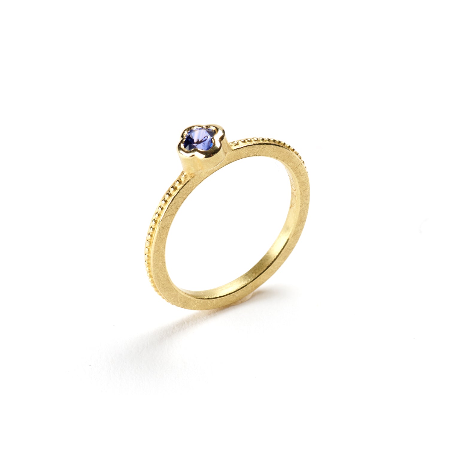 Lily Cut Sapphire Ring